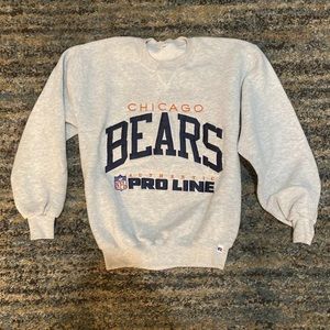 Chicago bears pro line Russell grey crewneck